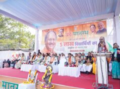 रायपुर में रचा गया इतिहास: सांसद बृजमोहन के नेतृत्व में 5 लाख विद्यार्थियों ने किया सामूहिक पूर्ण ‘वंदे मातरम्’ का गायन