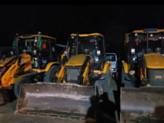 अवैध उत्खनन पर कार्रवाई,3 JCB और 3 ट्रैक्टर वाहन जप्त