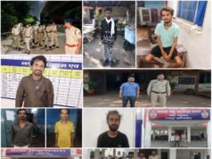 पश्चिम क्षेत्र में अपराधियों पर पुलिस की लगातार कार्यवाही