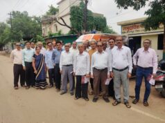 वरिष्ठ नागरिक जन कल्याण समिति रामपुरा द्वारा निःशुल्क नेत्र परीक्षण शिविर