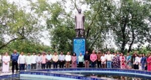 पत्रकारिता विश्वविद्यालय में राष्ट्रीय मानवाधिकार आयोग के विशेष पर्यवेक्षक – प्रो. कन्हैया त्रिपाठी का दौरा