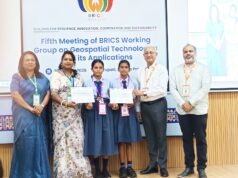 BRICS 2026 में रायपुर के. जी. उमाठे विद्यालय का स्कूल जियोस्पेशियल प्रोजेक्ट शोकेस के लिए हुआ चयन