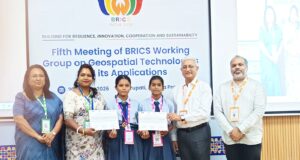 BRICS 2026 में रायपुर के. जी. उमाठे विद्यालय का स्कूल जियोस्पेशियल प्रोजेक्ट शोकेस के लिए हुआ चयन