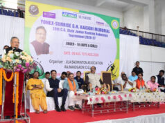 डॉ. रमन सिंह और उप मुख्यमंत्री अरुण साव ने 25वीं छ.ग स्टेट जूनियर रैंकिंग बैडमिंटन टूर्नामेंट का किया शुभारंभ