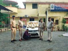 अंन्तर्राज्जीय गांजा तस्करी करने वाले आरोपी को पकड़ने मे थाना माना कैम्प रायपुर ग्रामीण पुलिस को मिली बड़ी सफलता